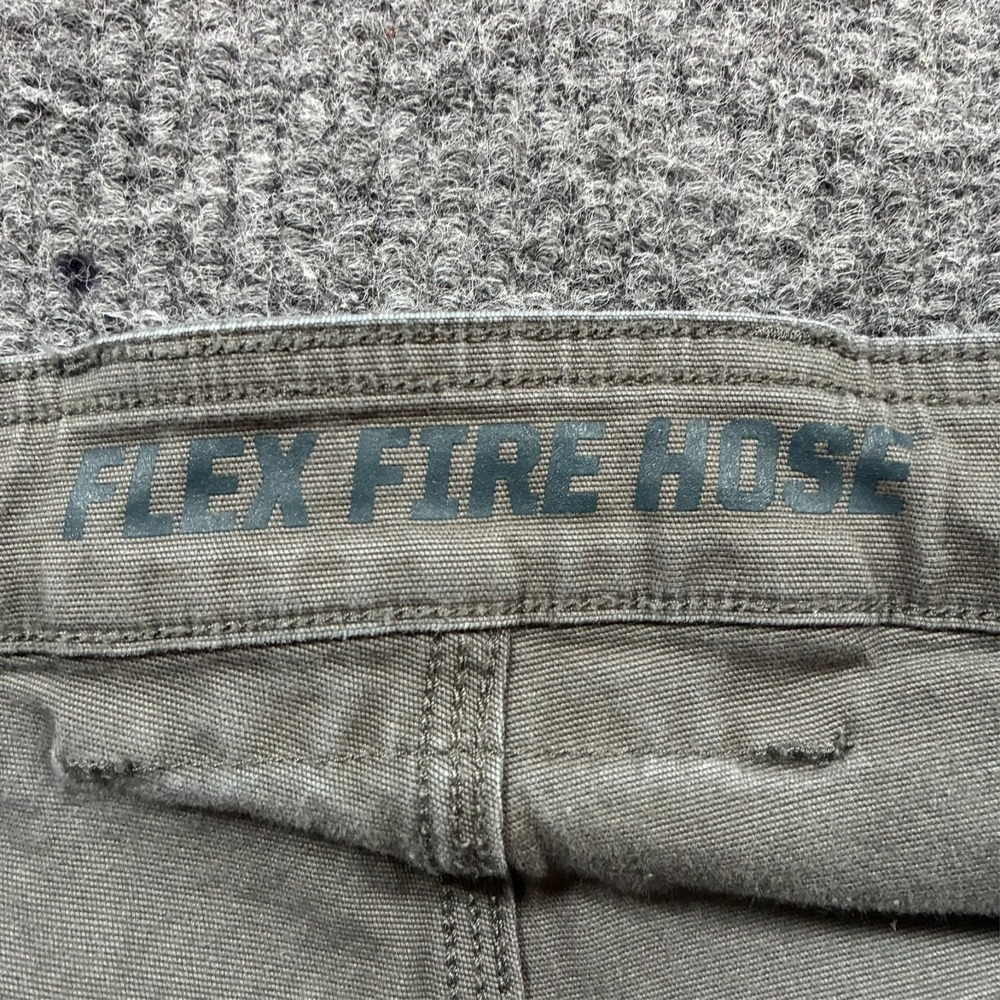 Duluth Trading Flex Fire Hose Cargo Pants Mens Size 36x32 Gray Slim Fit Low Rise - Picture 6 of 13